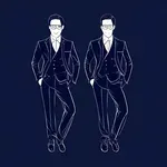 dark navy blue slacks image